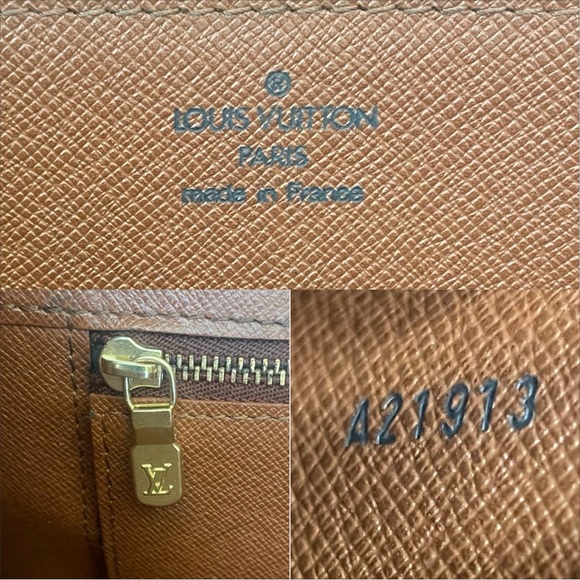 Louis Vuitton Bordeaux clutch custom tattoo patch pinup repaired gambler gypsy - Picture 10 of 12